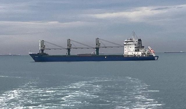 Rusya’dan Slovenya’ya giden kuru yük gemisi İstanbul Boğazı’nda arıza yaptı