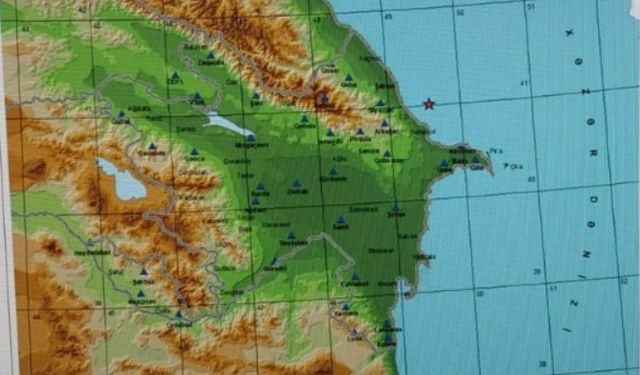 Azerbaycan’da 5.6 büyüklüğünde deprem meydana geldi