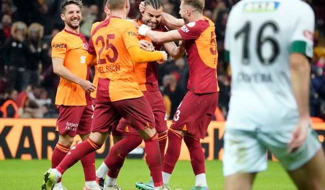 Galatasaray ligde 6 maçtır kaybetmiyor