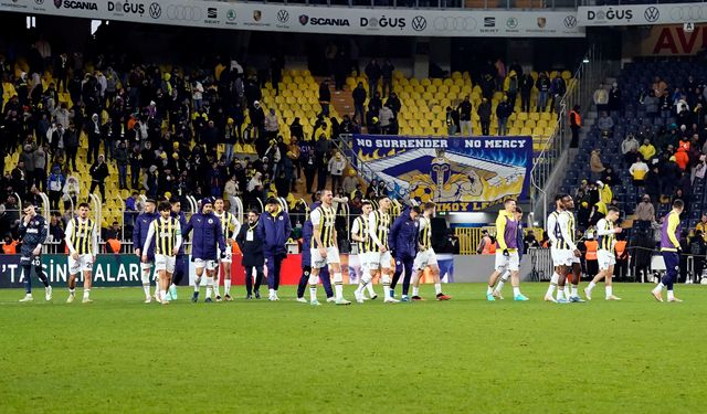 Fenerbahçe evinde 3. kez puan kaybetti