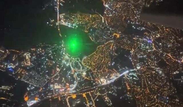 THY'nin İzmir-İstanbul yolcu uçağına lazer ışıklı taciz 