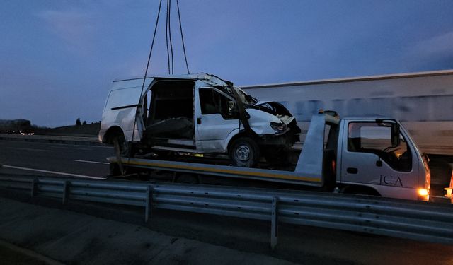 Kuzey Marmara Otoyolu’nda kaza: 1 yaralı