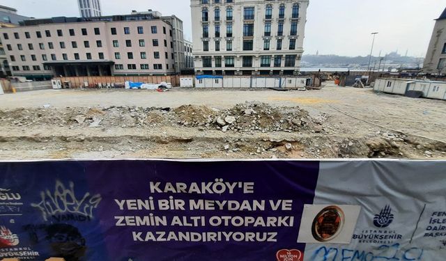 İBB’nin bitmeyen meydan projesi, Karaköy esnafını bitirdi