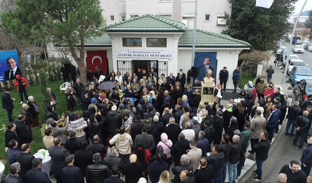Büyükçekmece'de Atatürk Mahalle muhtarlığı törenle açıldı