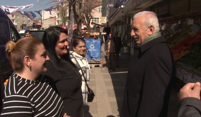 Ümraniye Belediye Başkanı Yıldırım esnaf ziyaretlerinde bulundu