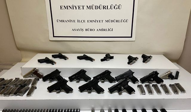 İstanbul’da yasa dışı silah ticareti operasyonu: 10 silah ele geçirildi