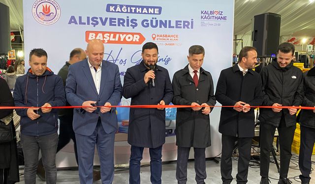 Kağıthane’de alışveriş günleri başladı