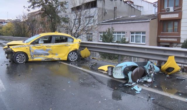 Bayrampaşa'da trafik kazası: 2 ağır yaralı