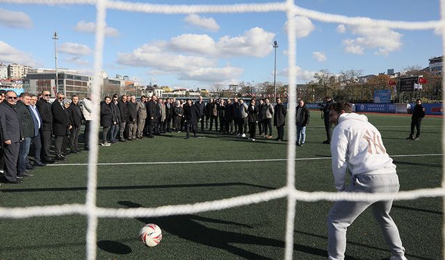 Kağıthane Hasbahçe Spor Sahası’ndaki tartan pist yenilendi