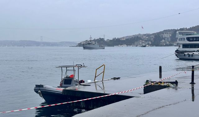 Sarıyer'de denizda kaybolan kardeşleri arama çalışmalarına Deniz Kuvvetleri Komutanlığı'ndan destek