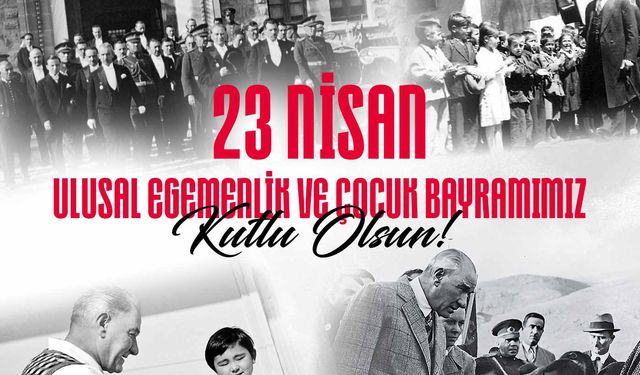 Spor camiasından 23 Nisan Ulusal Egemenlik ve Çocuk Bayramı mesajları