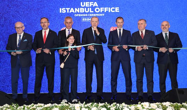 UEFA'nın İstanbul'daki temsilciliğinin açılışı yapıldı