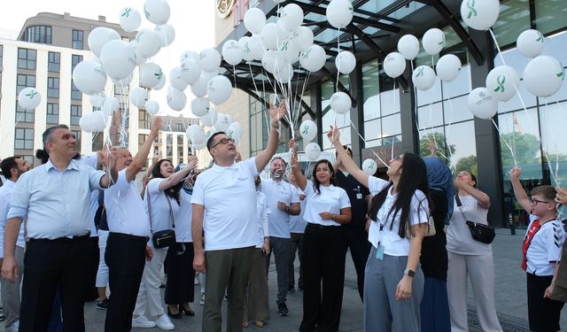 Toplumsal bilinç için skolyoz balonları havalandı