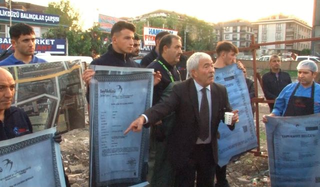 Beylikdüzü’nde esnaf ile zabıta karşı karşıya geldi, gergin anlar yaşandı