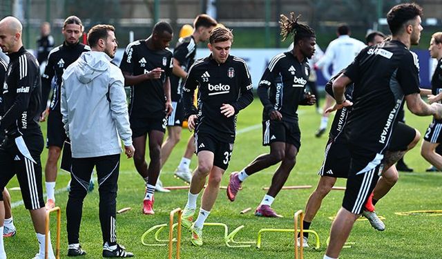 Beşiktaş, Fatih Karagümrük maçı hazırlıklarına devam etti