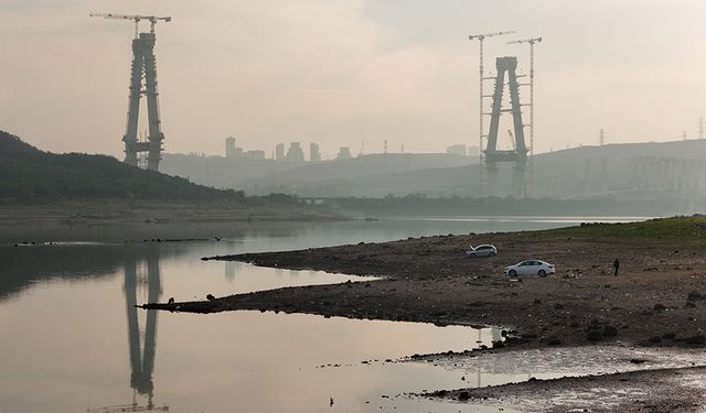 İstanbul'da kuraklığın en net görüntüsü