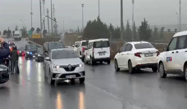 Özgür Özel Silivri'ye geldi