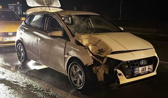 Büyükçekmece'de feci kaza