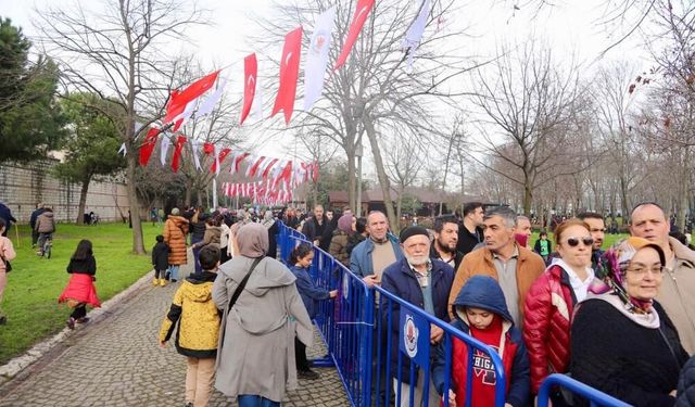 Kağıthane’de şenlik! 25 bin kişiye kallavi ikram