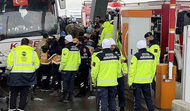 Silivri Kuzey Marmara Otoyolu'nda feci kaza