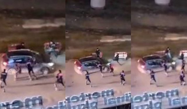 Lastikleri patlatılan şüpheli yakalandı!