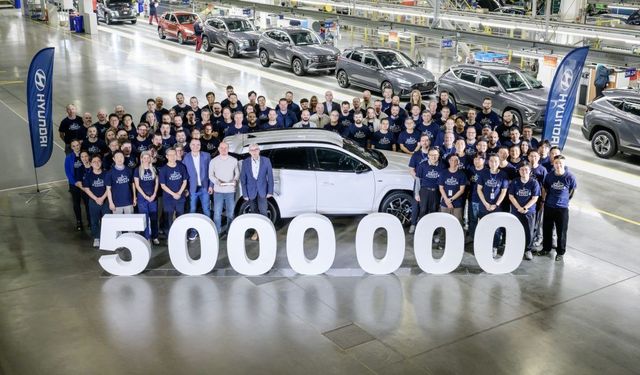 Hyundai’den rekor, Çekya’da 5 milyonuncu araç üretildi