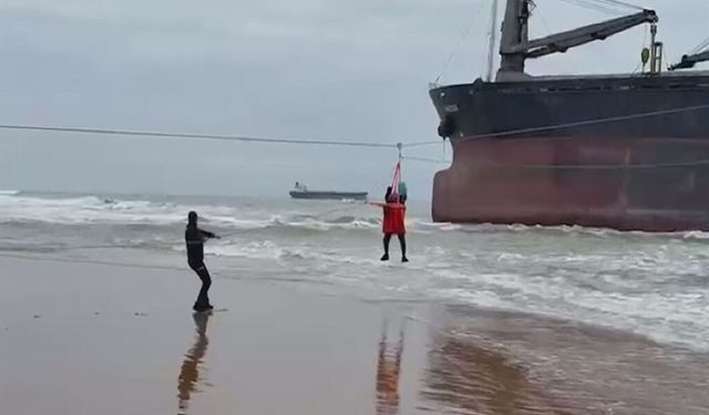 Sarıyer'de tahliye operasyonu kamerada