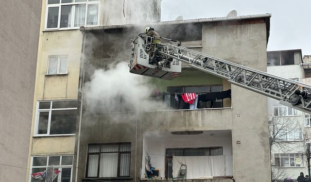 Şişli'de dumanlar gökyüzünü kapladı!