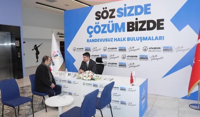 Ataşehir'de halk buluşması düzenlendi