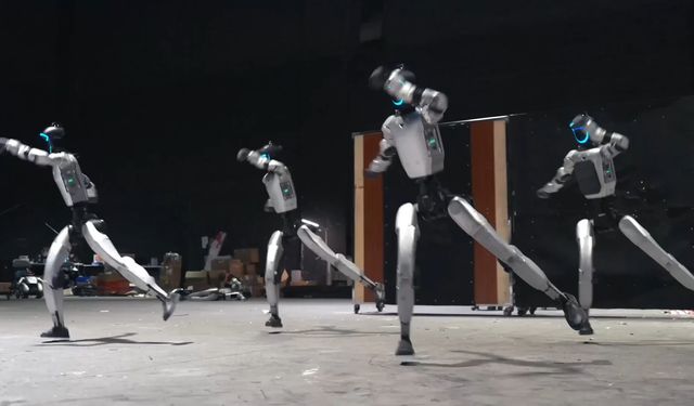 Çin'de robotlardan 'dövüş sanatları' gösterisi