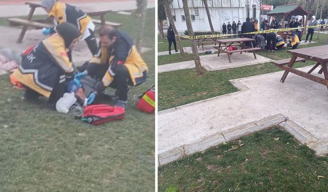 Eşini silahla yaralayıp kendini vurdu