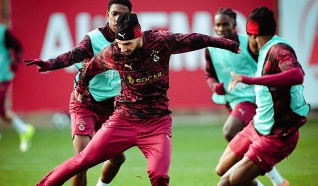 Galatasaray, Juventus maçı hazırlıklarını sürdürdü