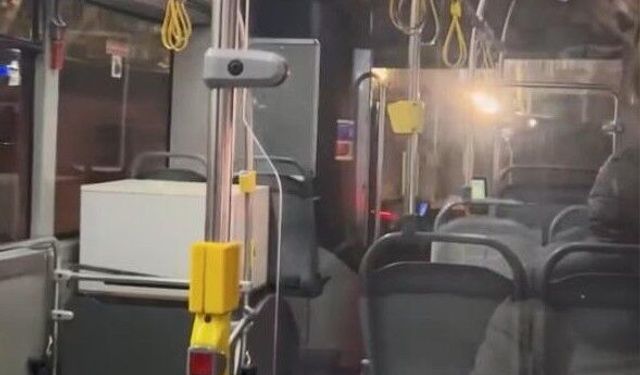 Sinirlenen otobüs şoförü: Ben bağırmıyorum benim konuşmam böyle!