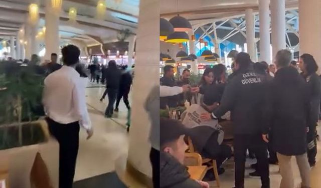 Başakşehir’de alışveriş merkezinde bıçaklı kavga