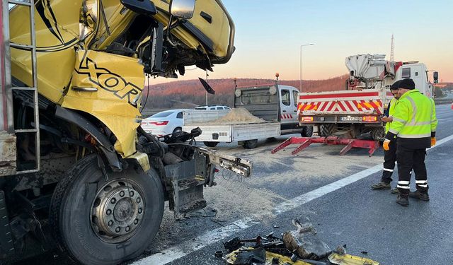 Kuzey Marmara Otoyolu'nda feci kaza