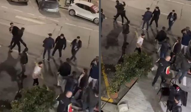 Tekme tokat arkadaş kavgası!