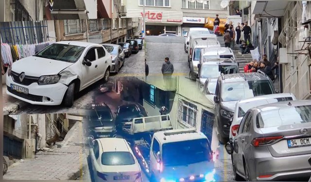 Yokuştan kayan çekici ortalığı savaş alanına çevirdi