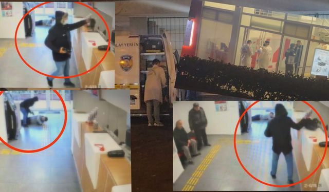 Banka soygununda kamera kayıtları ortaya çıktı
