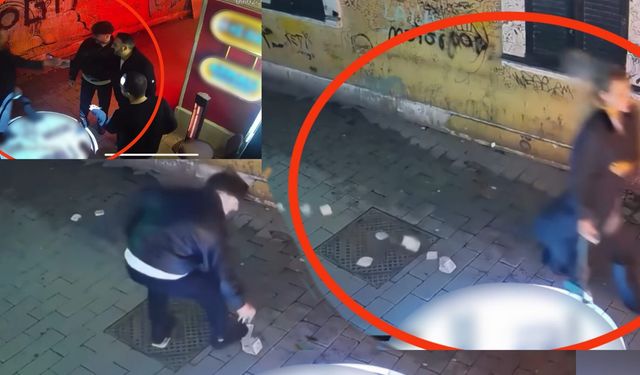 Beyoğlu’nda şaşırtan olay: Yere saçılan parasını toplayan esnafa teşekkür bile etmedi!