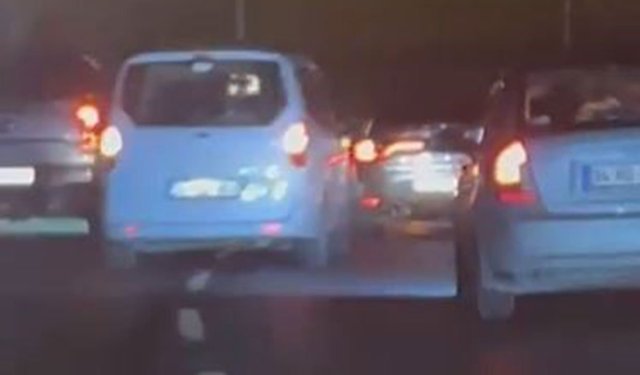 Başakşehir’de konvoy yolu tehlikeye attı