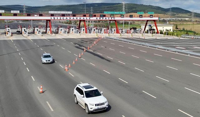 1915 Çanakkale Köprüsü’nde dronlu denetim