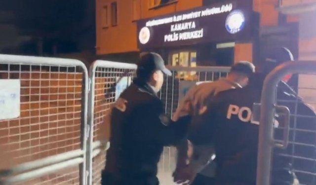 Havai fişek atan şüpheli gözaltına alındı