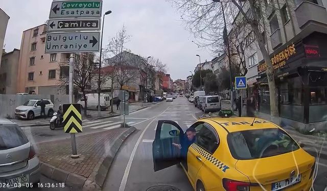 Üsküdar’da yol verme kavgası