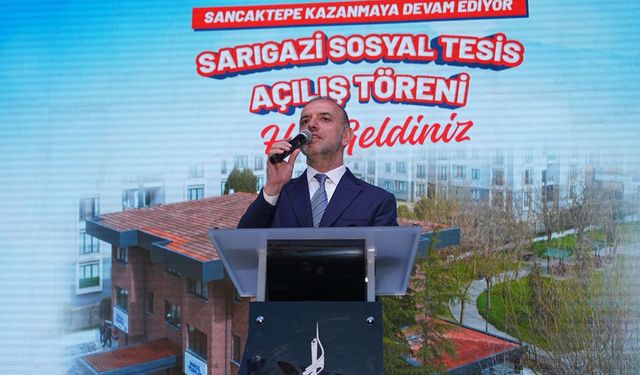 Sancaktepe’de 3 katlı sosyal tesis hizmete girdi