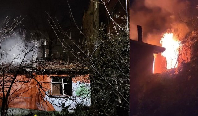 Beyoğlu’nda metruk binada yangın