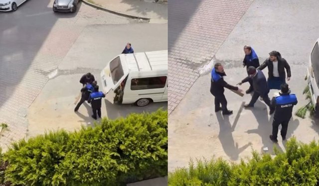 Beylikdüzü’nde zabıta ile seyyar satıcı arasında gerginlik