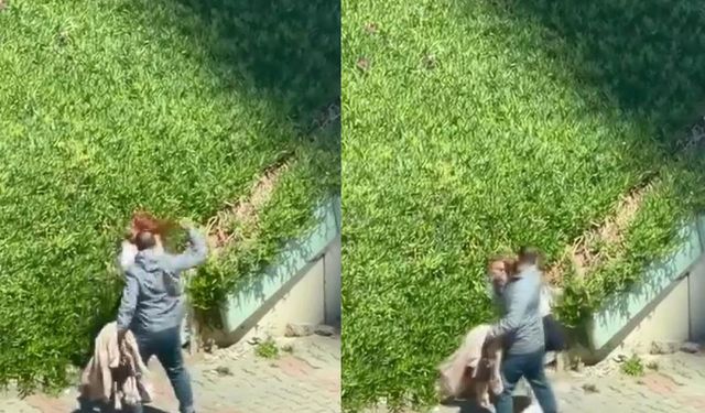 Maltepe’de kadına sokak ortasında şiddet