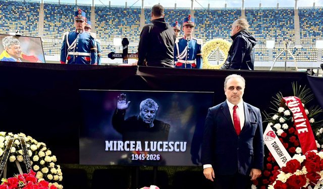 Ural Aküzüm, Mircea Lucescu'nun cenaze ve anma törenlerine katıldı