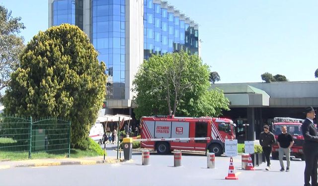 Beşiktaş'ta 20 katlı otelde yangın