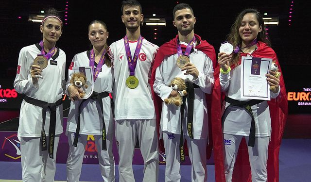 Milli taekwondoculardan 5 madalya